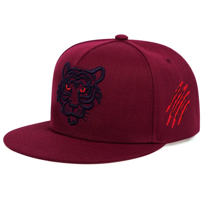 Fashion Animal Tiger Embroidery Baseball Cap Men Women Cotton Hip Hop Hat Summer Trucker Caps Unisex Snapback Black Hats Gorras