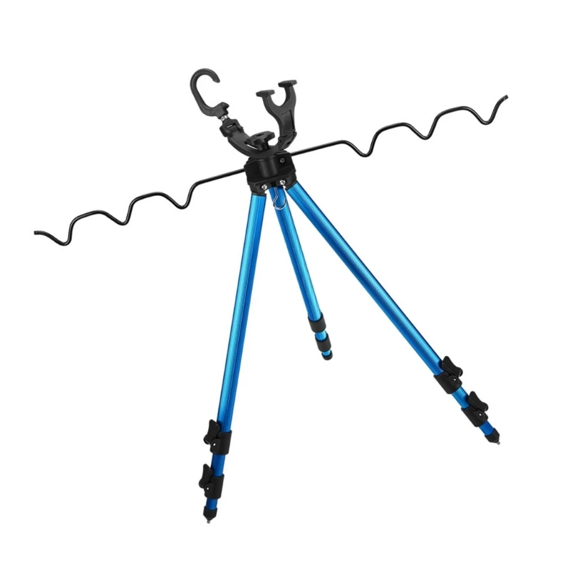 

Fishing Rod Rest Tripod Stand Fishing Accessory Aluminum Folding Tripod Bracket