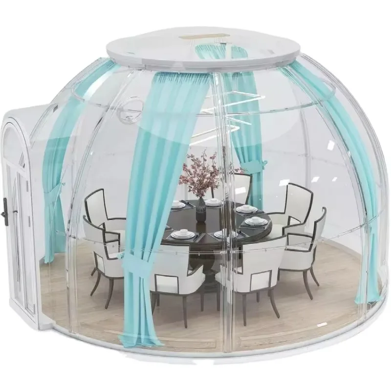 Starry Sky Room Bubble House Dome Tent 3m 5m 8m PC Transparent Geodesic Dome for Glamping Villa Sale