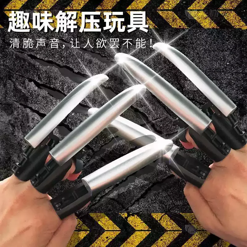 BCHKO 6 Pièces Griffes Rétractables de Wolverine, Griffes de Loup en Plastique Extensibles, Costume Cosplay Wolverine pour Adultes et Enfants (Argenté