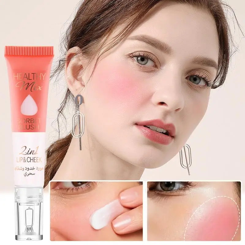 Blush líquido fosco que muda de cor, blush líquido natural fosco para rosto, hidratante de longa duração, suprimentos cosméticos misturáveis