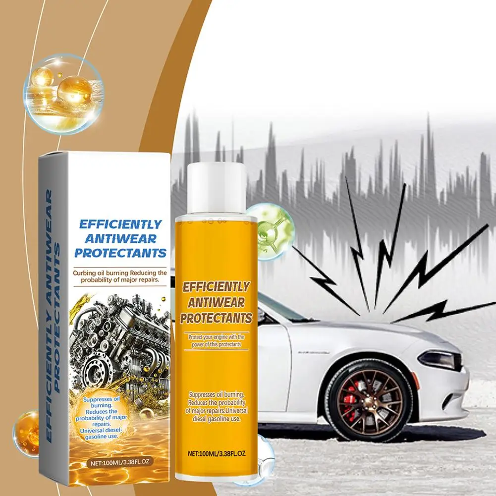 Engine Protection Oil Nano Anti-wear Agent 100ml Additive Repair Oil Noise Reduction Anti-Rust For Various Cylinders V1W1