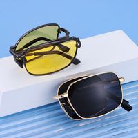 Metal Frame Portable Eyewear Folding Polarized Photochromic Sunglasses Sunglasses for Men Driving Glasses