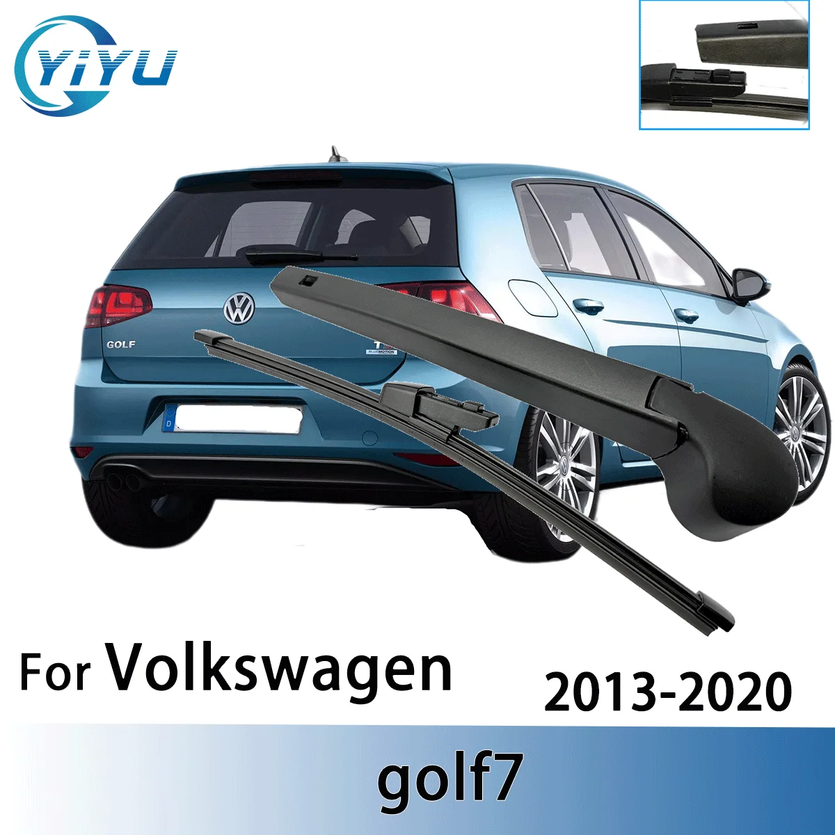 1/2 Stück Heckscheibenwischerblatt Wischerarm-Set für Volkswagen Golf7 2013-2020 Windschutzscheibenwischer Bürsten