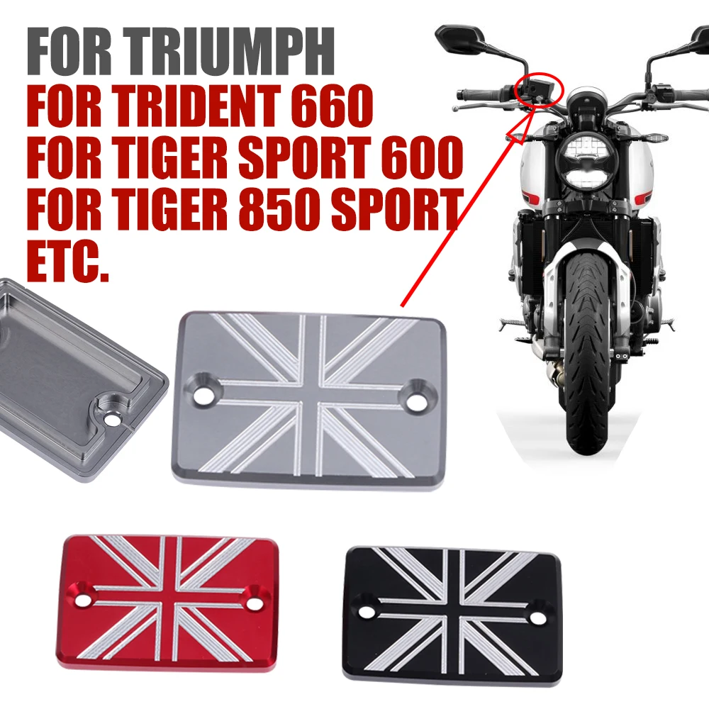 For Triumph Trident 660 Tiger Sport 660 850 Trident660 Motorcycle Accessories Front Brake Fluid Tank Reservoir Cover Oil Cap