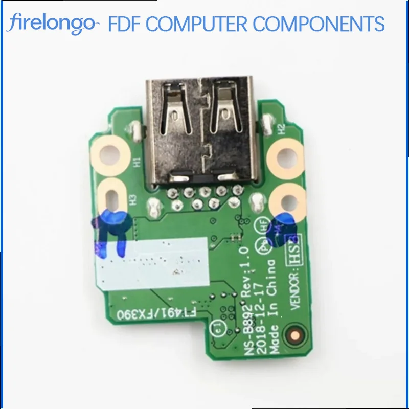 New for lenvo Thinkpad T490S X390 X13 USB Daughter Board Interface NS-B892 01YN265