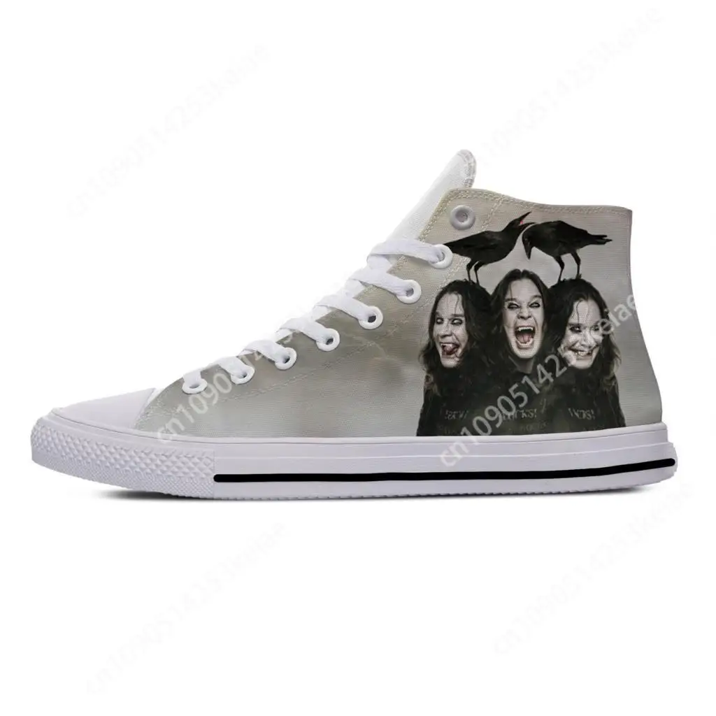 Osbourne Rock Singer Ozzy Heavy Metal Fashion Casual Cloth Shoes High Top Lightweight Breathable 3D Print Men women Sneakers