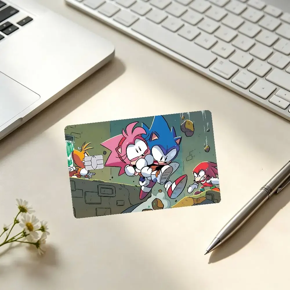 S-SupersonicS-s-SonicS-Game Card Stickers Credit Card DIY Card Protector Stickers Waterproof Film Skin Cover