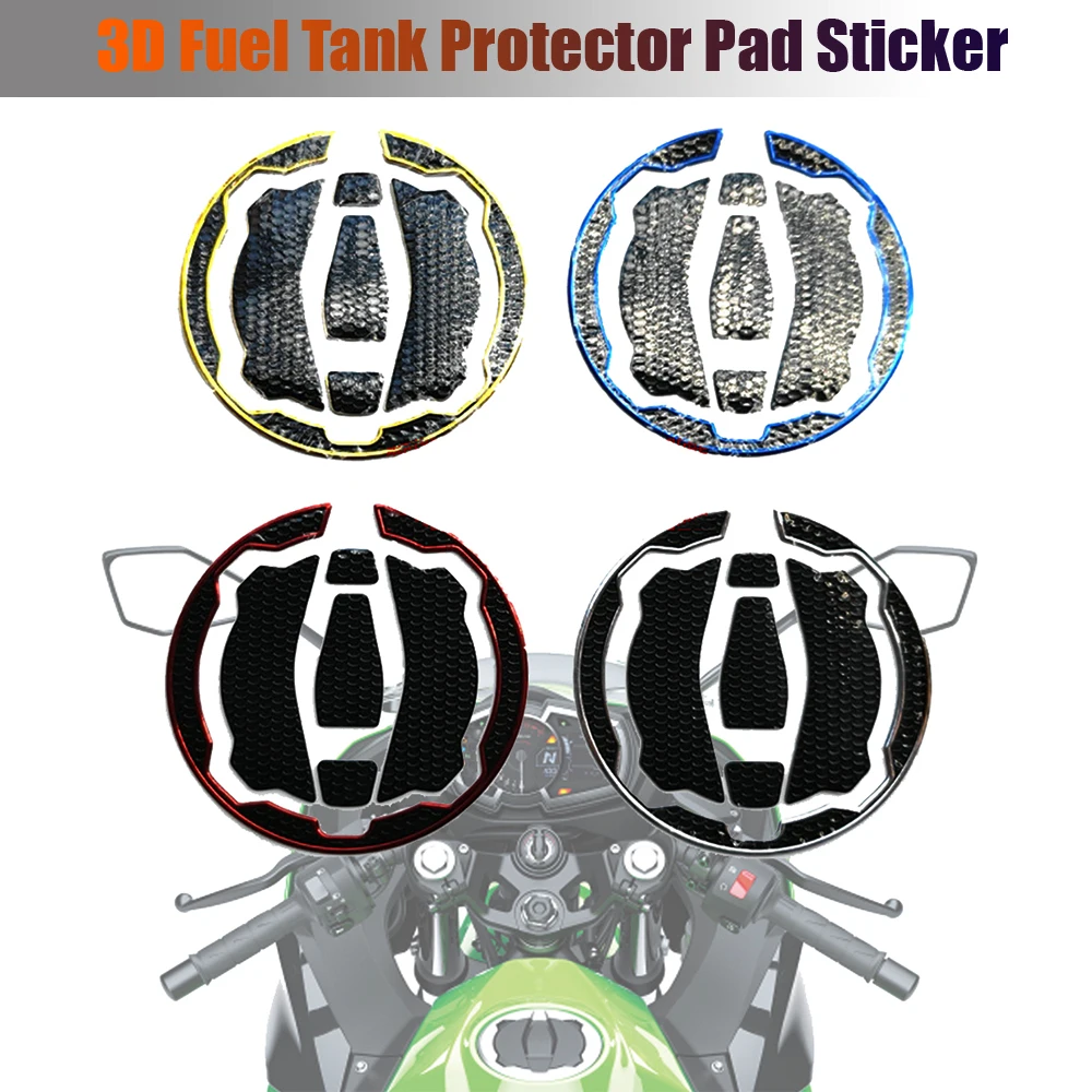 

Motorcycle 3D Reflective Gas Fuel Tank Sticker Cover Pad Decal For Kawasaki Ninja 400 650 Z400 Z650 Z900 Versys X300