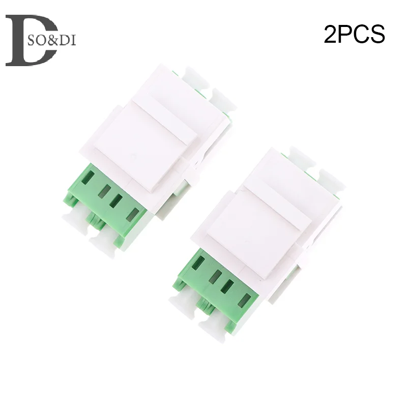 Lc Glasvezel Keystone Coupler Jack | Upc Duplex Om3/Om4 Compatibel Lc Naar Lc Multimode Fiber Coupler