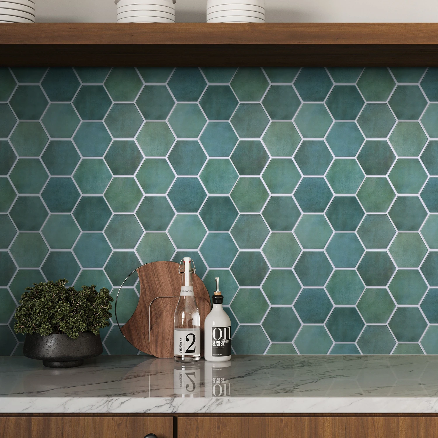 1/10 PCS Peel-and-Stick 3D Wall Panel, Home Decoration Wall Covering, Popular Style Decoration, Waterproof, Easy to Install. image 2