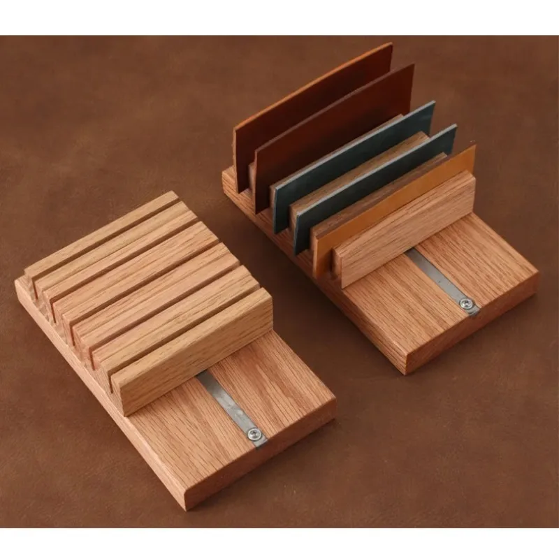 

Сильный магнитный, подставка для масла с регулируемым интервалом, красный дуб, инструмент для резьбы по коже ручной работы, масло для сушки кромок 4878