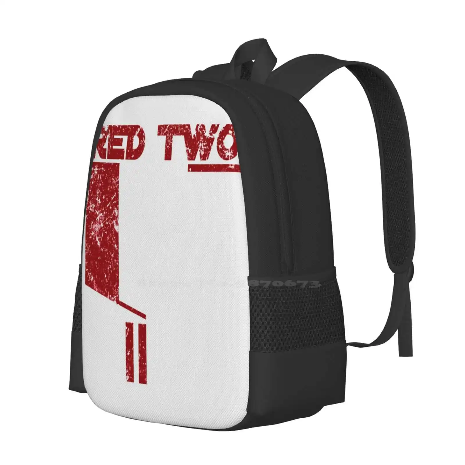 Red Two Pattern Design Laptop Travel School Bags Red Two Wedge Antillies X Wing The Miniatures Game Simon Breeze Fantasy Fanart