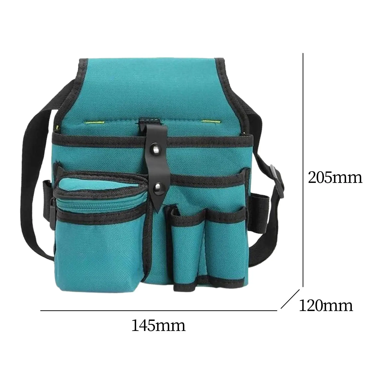 Borsa per attrezzi da elettricista con cintura in vita regolabile portautensili multiuso Multi tasche per accessori da lavoro in giardino