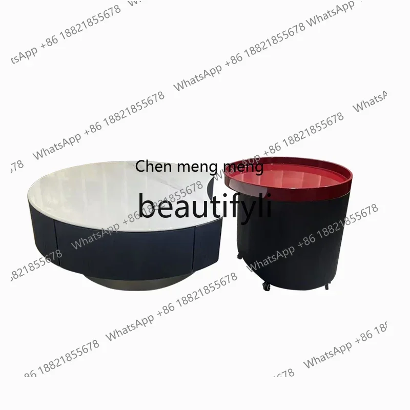 S7486teae minimalist special-shaped coffee table size combination modern simple small apartment living room household cat nest s