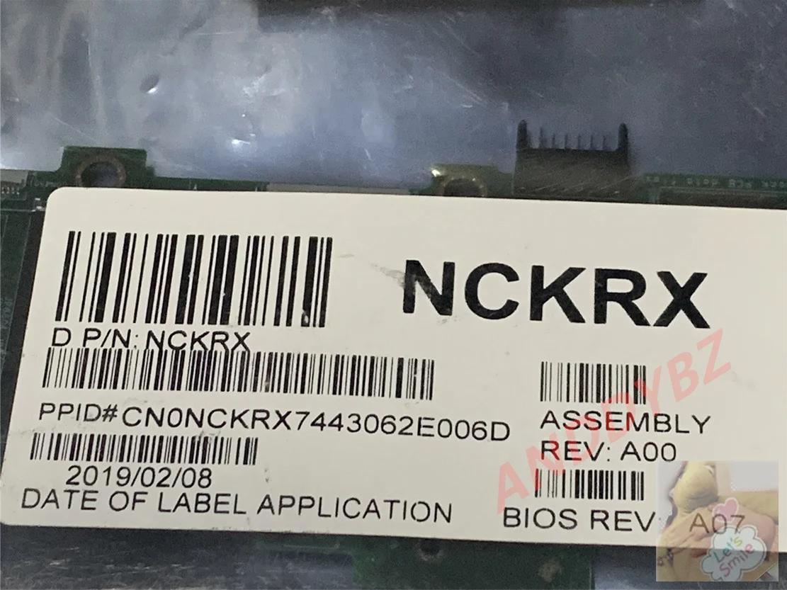 Original For DELL Venue 11 Pro 5130 Motherboard System Board NCKRX 0NCKRX cn-0NCKRX  With win10/win8 System Works Perfectly