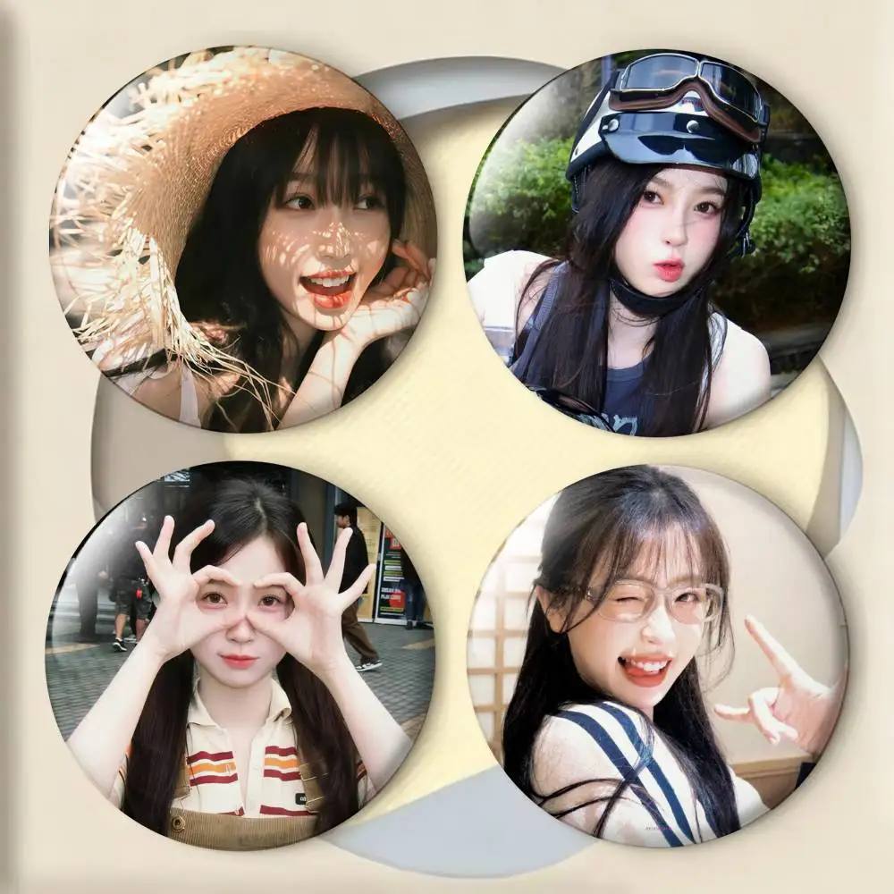 

Esther Yu Shuxin Laser Badge Creative Pins Brooch for Bag Clothes Hat Decor Gifts Fans Collect