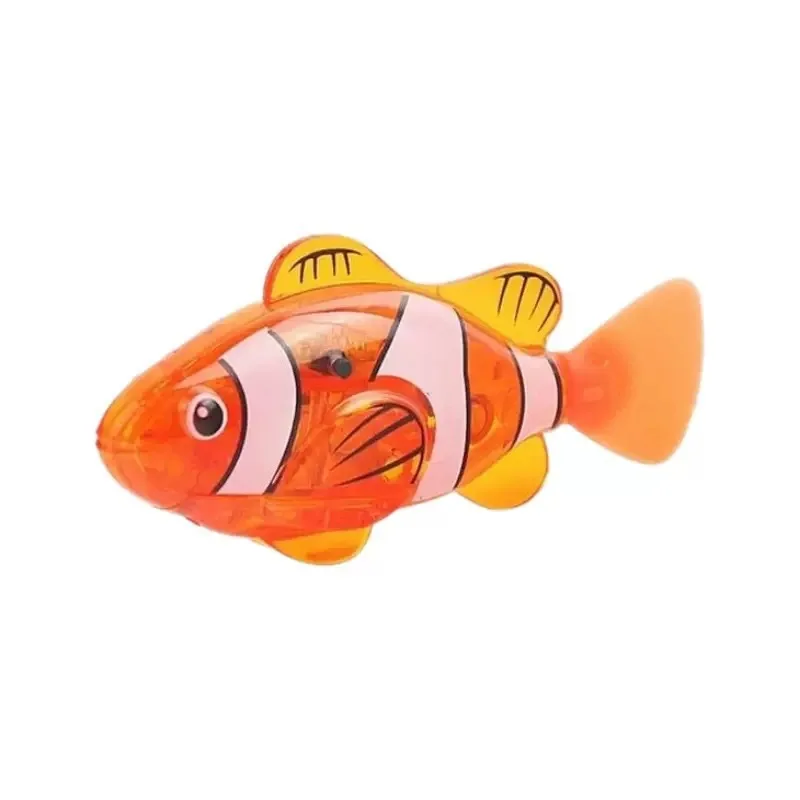 Hot Selling Electric Swimming Fish Toy Realistic Light-Up Induction Robotic Fish Electronic Pet Water Toy For Bath Time Play - view 5