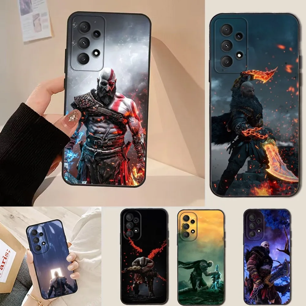

Game G-God of War Phone Case For Samsung Galaxy A13,A21s,A22,A31,A32,A52,A53,A71,A80,Soft Black Shell