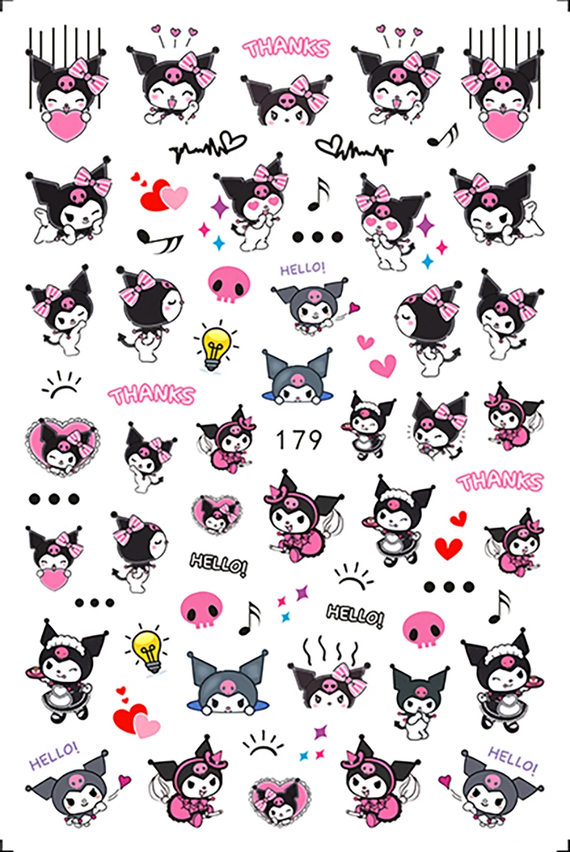 Disney-pegatinas de dibujos animados para uñas de chica hermosa, decoración de Arte de uñas, Mickey Mouse, Snoopy Stitch, pegatinas 3D, suministros