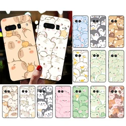 Cute bay Animal Dog Fro Pig Phone Case For Google Pixel 9A 9 Pro XL 8 7 6 Pro Pixel 8A 7A 6A 5A 4A Pixel 8 7 6 5 4