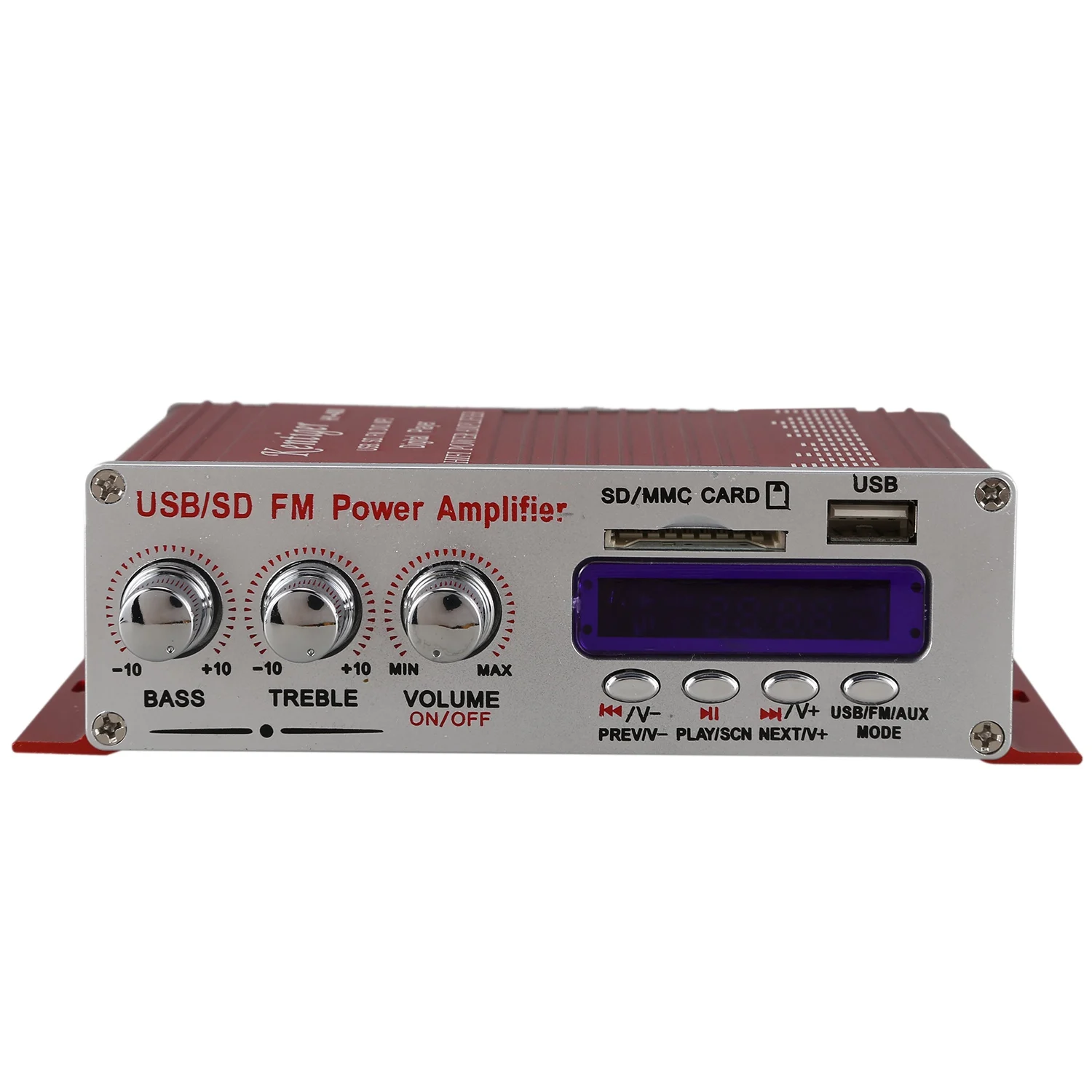 

SCLS-400 Hi-Fi автомобильный стереоусилитель радио Mp3 динамик с Fm ЖК-дисплеем мощность плеер для авто мотоцикла пульт дистанционного управления