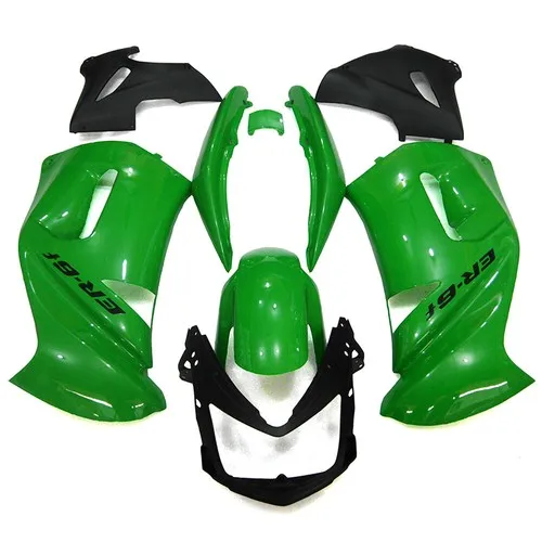 

Green Black For Kawasaki ER-6F Ninja 650r 2006 2007 2008 06 07 08 ABS Fairings