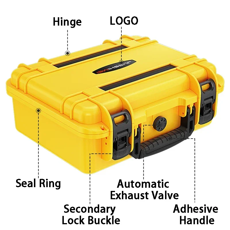 Handheld Hardware Tool Storage Box Portable Safety Equipment Protective Case Multifunctional Repair Tools Organizer Suitcase