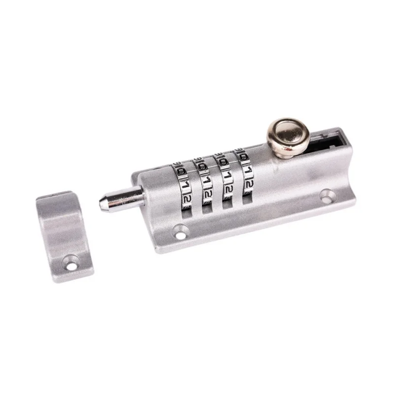 Password Lock Bolt Metal Door Latch Anti-theft Combination Digital Lock Outdoor Home Wooden Door Hardware Home Lock Buckle