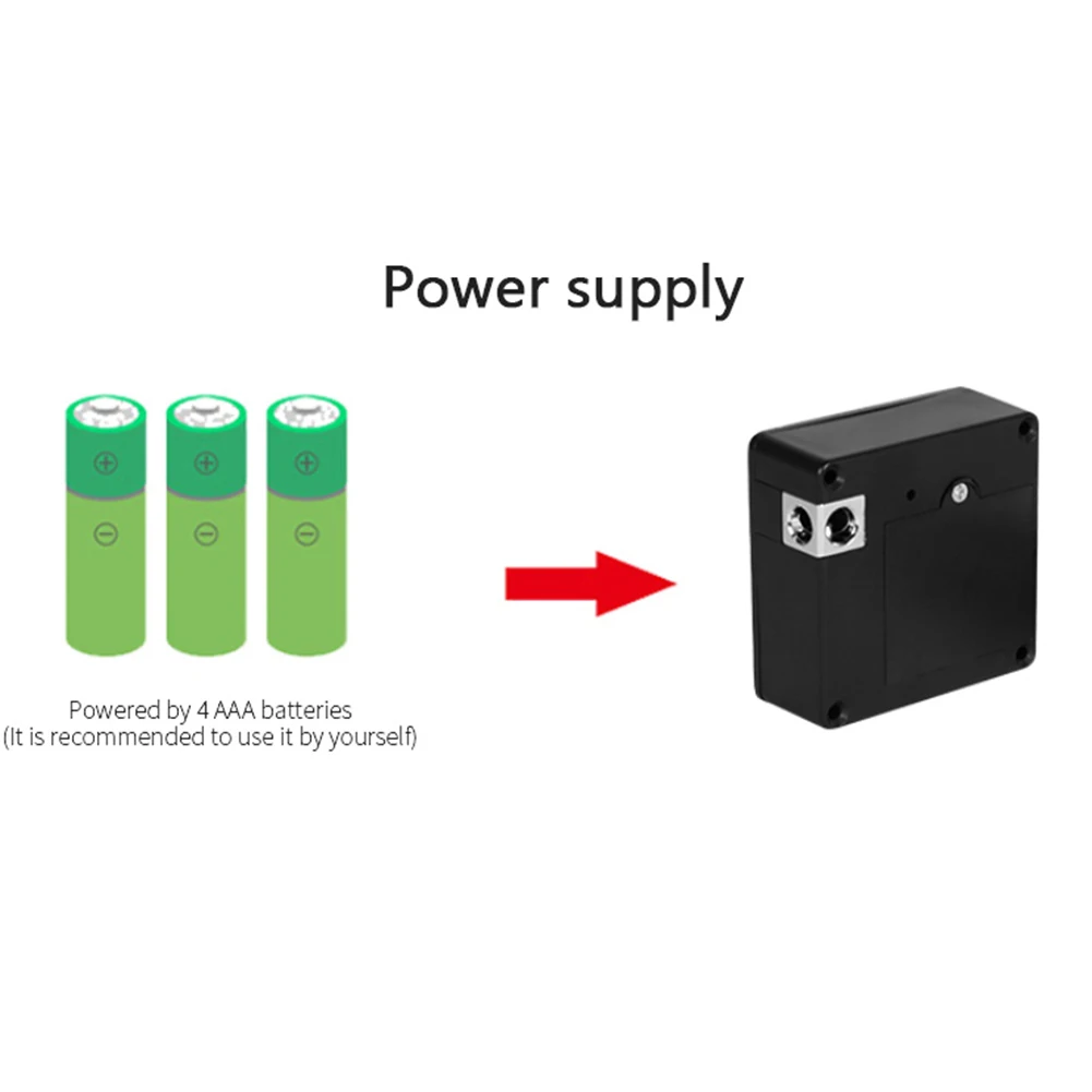 قفل درج ذكي بدون مفتاح، خزانة بطاقة IC، أقفال أبواب خشبية إلكترونية، معدات قفل آمنة وآمنة #3