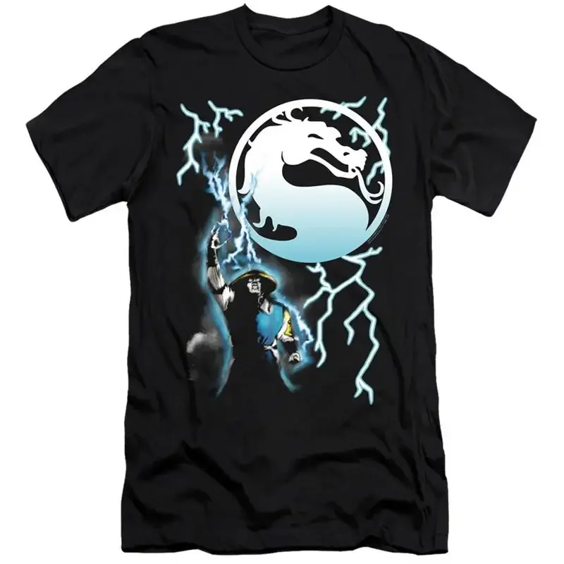 MORTAL KOMBAT KLASSIC RAIDEN Licensed Adult Men's T Shirt SM 6XL