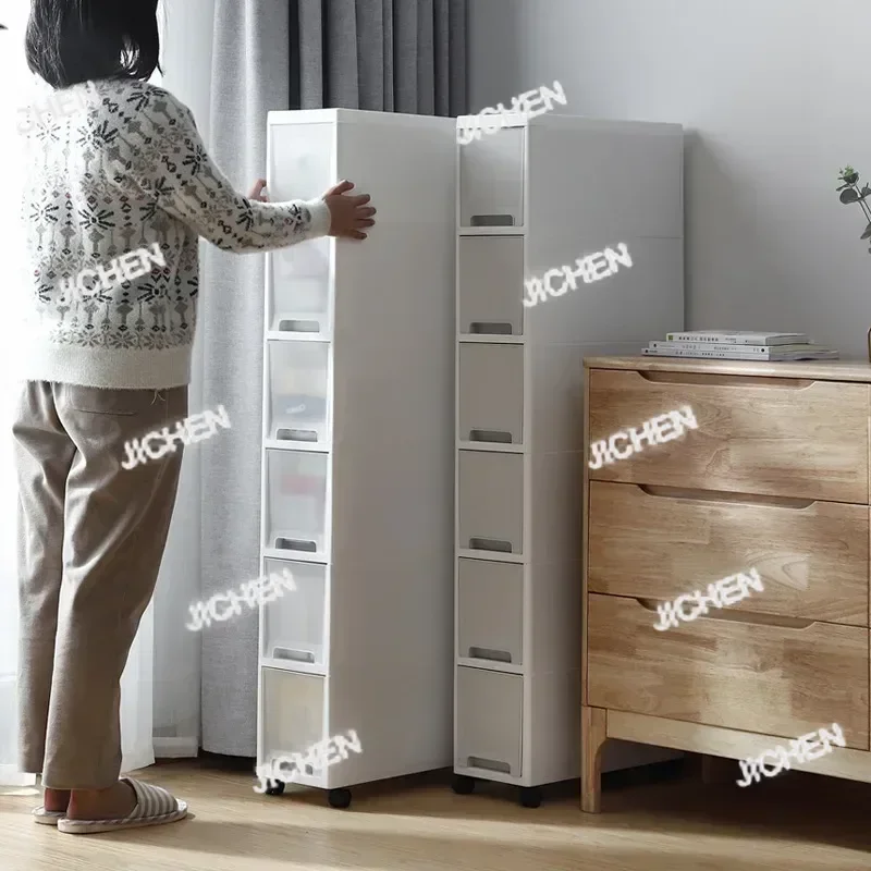 

JCX Transparent Plastic Drawer Storage Cabinet, Kitchen And Toilet Shelf, 14cm, 15cm, 16cm, 20cm