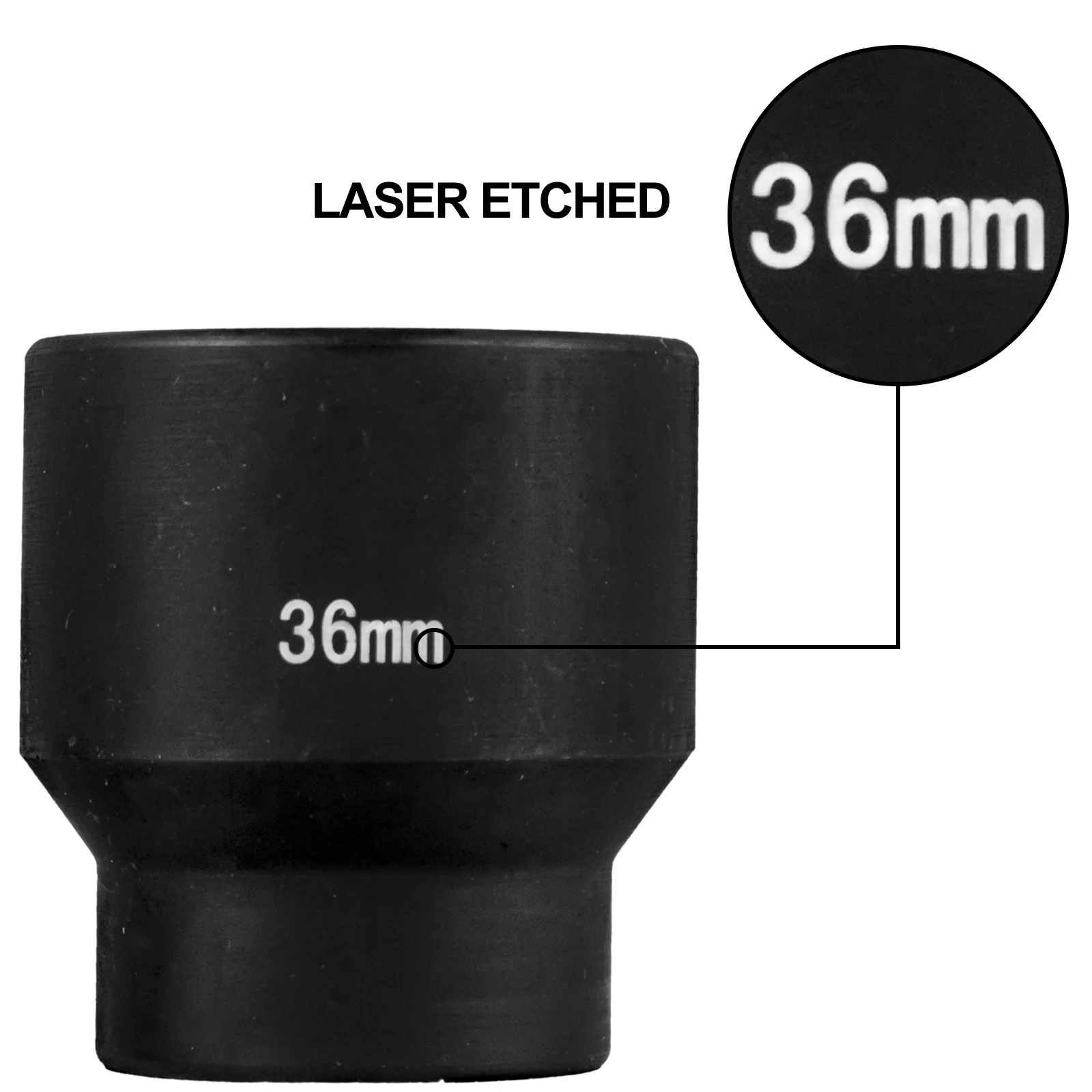 SucceBuy 1/2In 26 قطعة مجموعة مقابس التصادم مآخذ التأثير المقبس الضحلة 6 نقاط مآخذ 1/2 بوصة محرك مجموعة مقابس تأثير متري