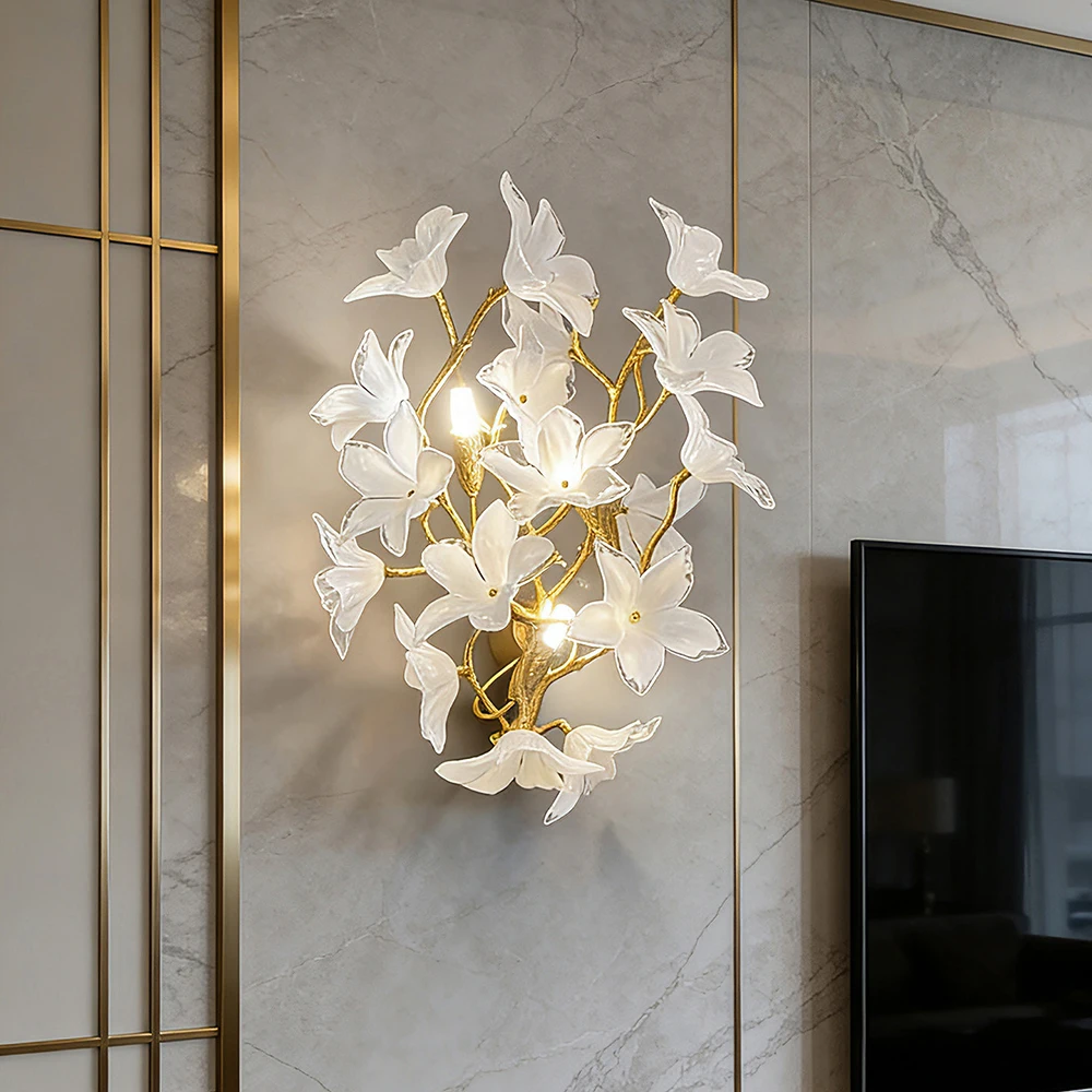 Lámpara de Pared Moderna de Cr - Wall Decor Lighting Tree reseña y precio