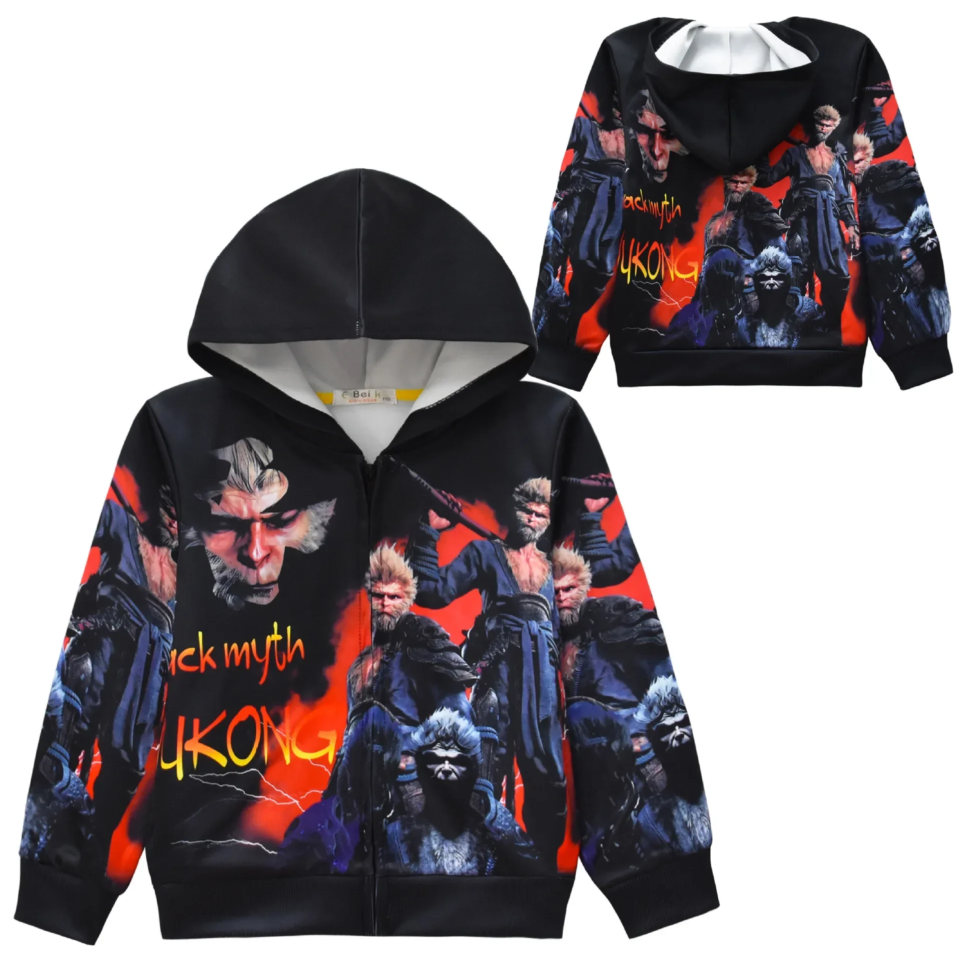 

Black Myth WuKong Game 3D Printed Hoodies Fashion Streetwear Oversized Sweatshirts Hoodie Kids Pullovers Children's Clothing