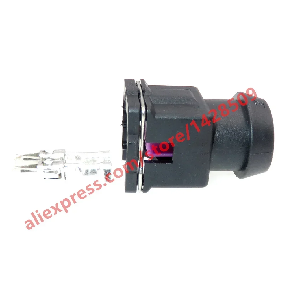 1 Set 2 Pin Car Modification Adapter Automobile Unsealed Connector Auto Wire Harness Socket with Terminal