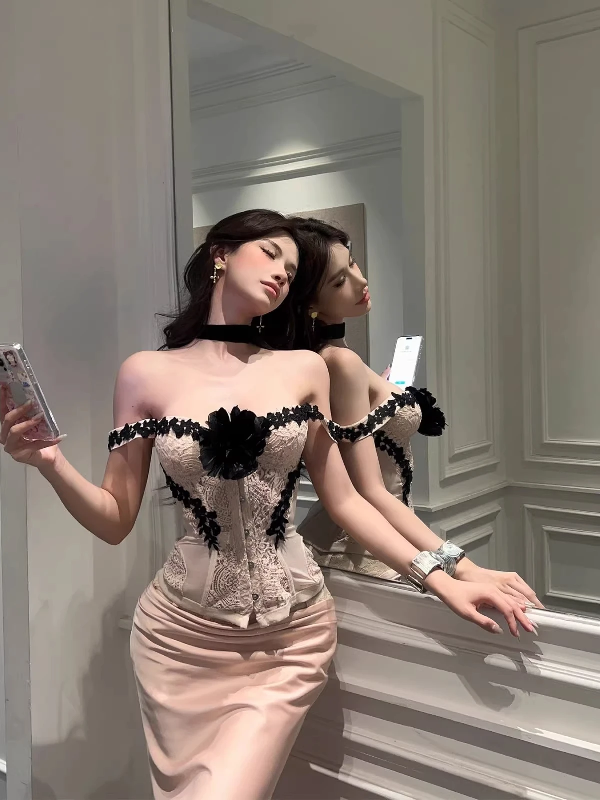 

Pure Desire Sle Женский ter Vest Top And Fi Tail Dr Комплект из двух предметов с высокой талией No Sve Slim Fit Повседневная одежда