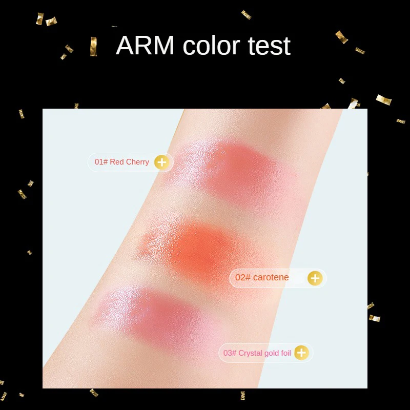 Rossetto che cambia colore, con una formula idratante, impermeabile e non grassa a lunga durata, crea un bellissimo trucco labbra