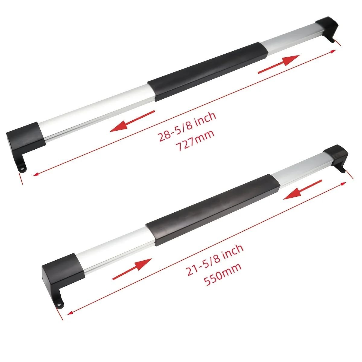 مقبض شريطي متقاطع لباب شاشة RV قابل للتعديل من 21-5/8 بوصة إلى 28-5/8 بوصة مع قبضة قوية وآمنة غير قابلة للانزلاق