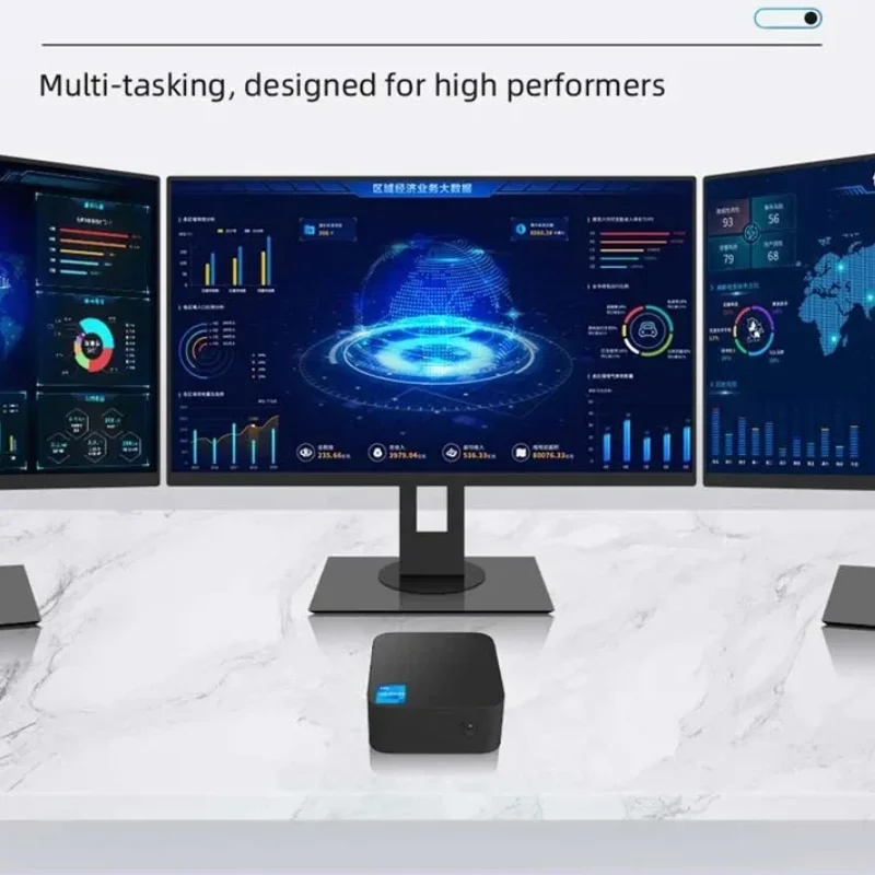 T9 PRO Intel Alder Lake-N100 Quad Core Mini PC Win 11 16G DDR5 1TB SSD Dual Gigabit Ports 4K Triple Output Desktop Convenient pc