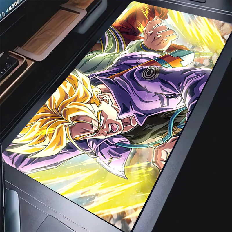 

Mousepad Laptop Office Cabinet Keyboard Pad Gaming Desk Mat Large Dragon Ball Trunks HD Mouse Pad Non-slip Rubber Extended Pad
