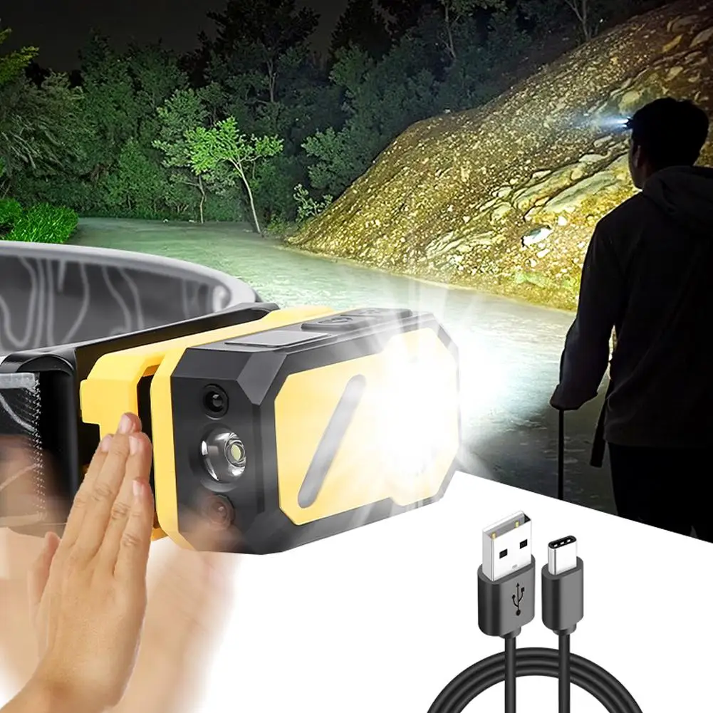 السوبر مشرق متعدد الوظائف مشبك صغير ضوء USB قابلة للشحن المحمولة الشعلة مصباح يدوي RGB LED EDC الأضواء مع جيب M W7S7 #1