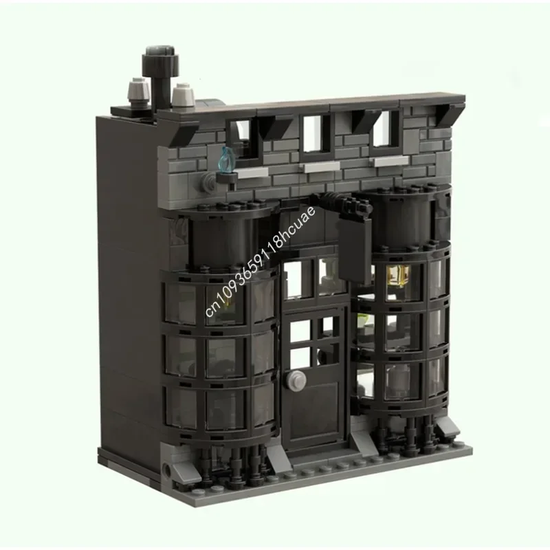347PCS Film Magico Harrying Modulare Knockturn Alley Modello Idee Creative Giocattolo per Bambini Compleanno Moc Building Blocks Regali di Natale