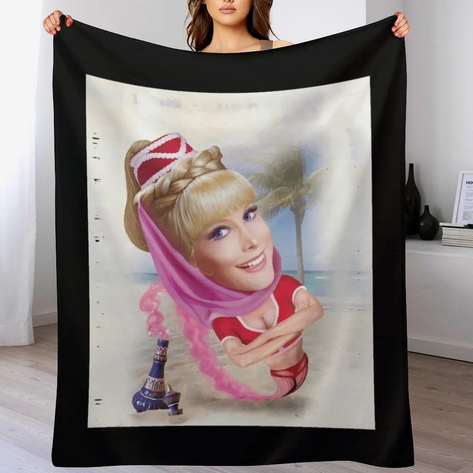 

I dream of Jeannie 2\t Throw Blanket Multi Purpose Soft Warm Blanket for Home Travel