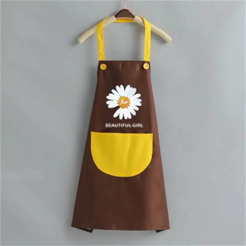 

Home chef apron, PVC cooking kitchen apron, adjustable double pocket apron, gardening apron