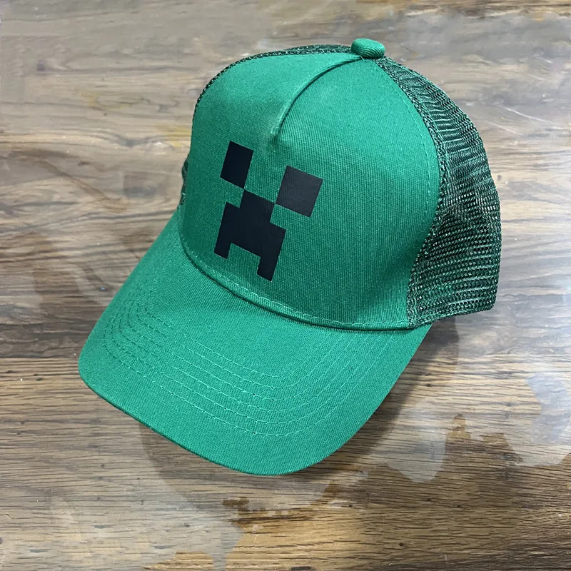 Halloween-Spiel Totem of Undying Hut Cosplay Unisex Pixel Block Baseballkappe Sonnenhut Outdoor-Accessoires Sport Party – Detail 14