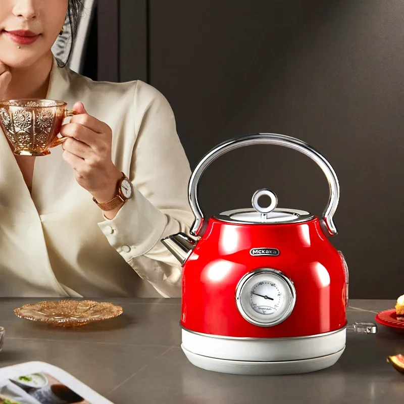 Samovar Retro Kettle New Home Appliance Electrical Kettle 304 Stainless Steel Electric Kettle Portable Quick Heating