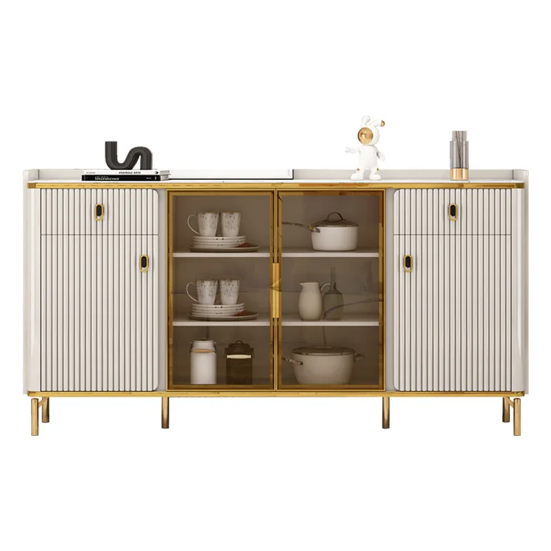 

Light luxury dining side cabinet Modern simple household living room against the wall Large capacity locker Tea stock Kitchen st