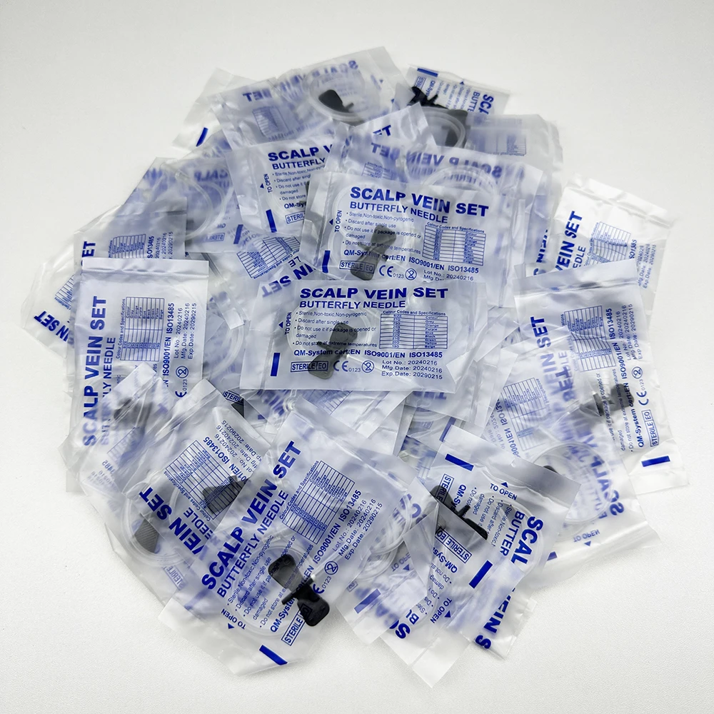 

50PCS/Disposable Animal Straight Mouth Butterfly Infusion Needle Double Wing Infusion Needle Pet Care Room