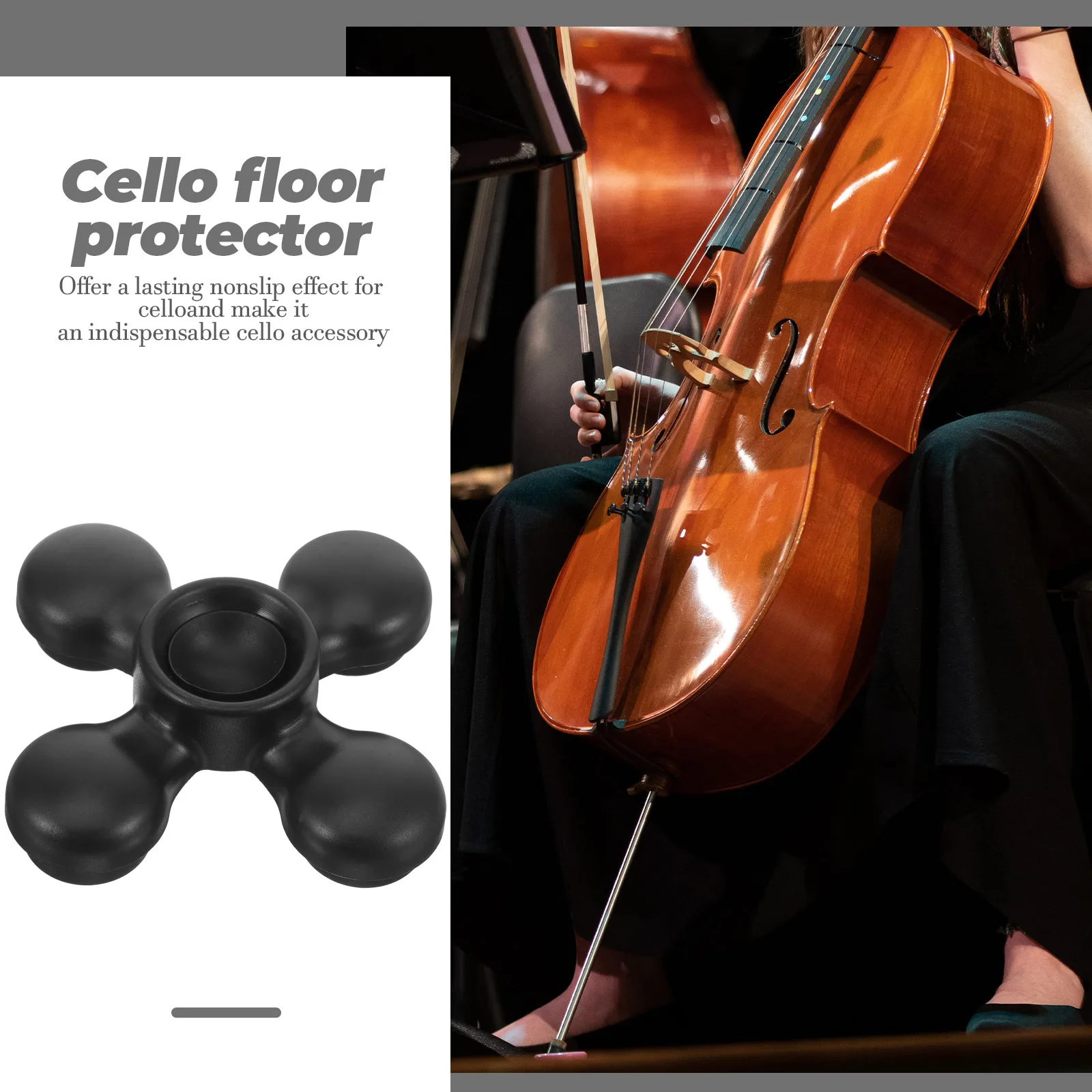 

Cello Endpin Mat Non Slip Pad Professional Anti Slip Board Rubber Disc Black Instrument Accessories Floor Protector For Cello